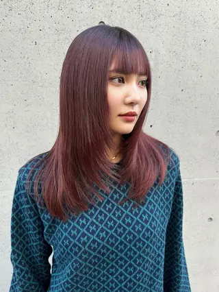ミディアム カラー NORA表参道 NATSUMIのヘアスタイル