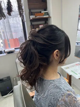 ロング ヘアアレンジ 山室 敬義のヘアスタイル