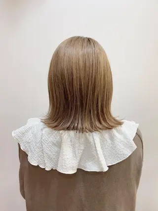 ミディアム カラー ノーブル美容室イオン高橋店所属・鈴木 純子のヘアスタイル