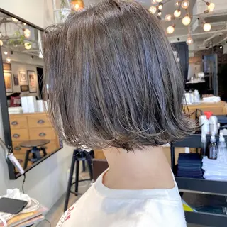 ショート カラー ヘアアレンジ tane.所属・【ダメージレス施術】 【透明感】北村 拓也のヘアスタイル