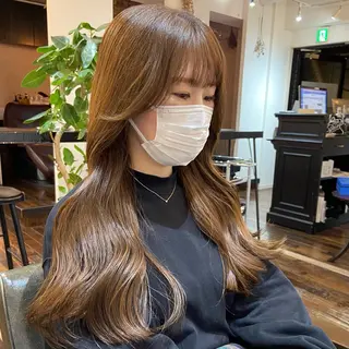 ロング Lamana所属・透明感カラー/ 加瀬たまものヘアスタイル