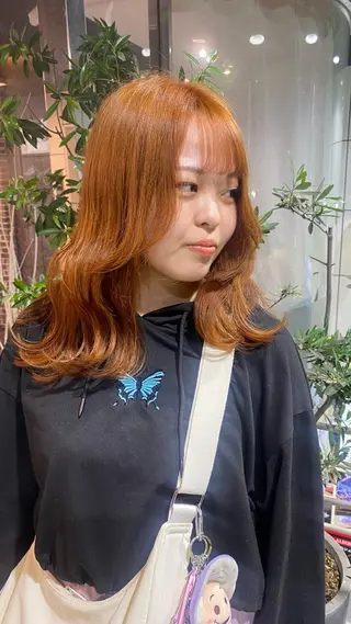 ロング カラー designcolo r/似合わせNOKAのヘアスタイル