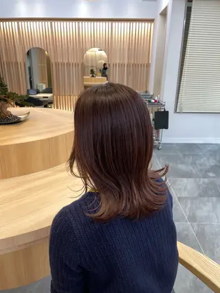 ミディアム カラー 銀座　REFINED 🫧立元のヘアスタイル