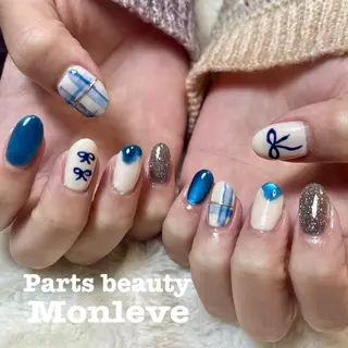 ネイル Monleve🩵 Sayaka🌈のネイルデザイン