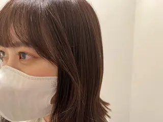 ミディアム カラー 🪽羽エク/Ash 店長/折目奈央🪽のヘアスタイル