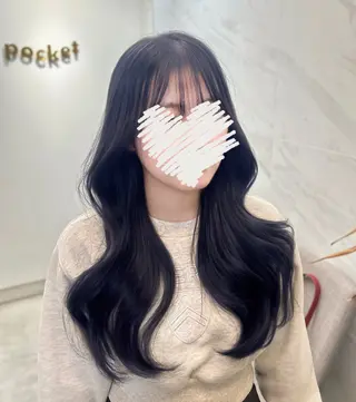 カラー 🤍韓国ヘア/ 楓🤍のヘアスタイル