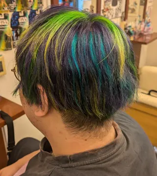 ショート カラー fuwat所属・秋葉原でカラーする なら🐉ちぇーたんのヘアスタイル