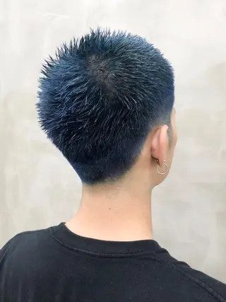 メンズ ショート・ボブ 徳竹淳一のヘアスタイル