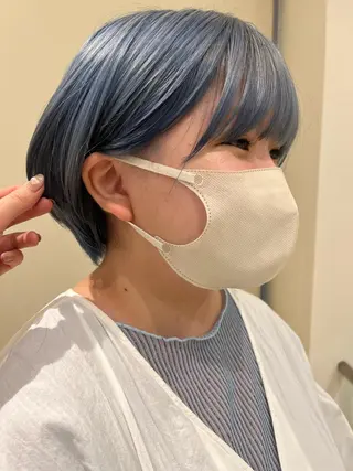 ショート カラー レイヤーカット /konomiのヘアスタイル