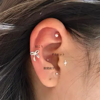 ネイル/耳つぼ /新ホワイトニングのネイルデザイン