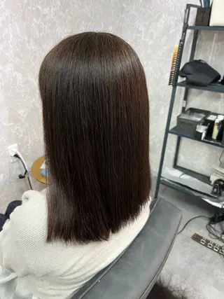 ミディアム 池田 真衣のヘアスタイル