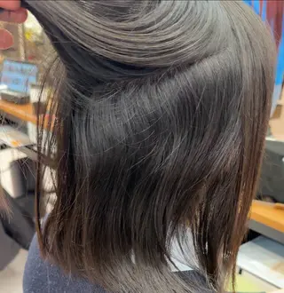 ミディアム 縮毛矯正/表参道 /sand/まいのヘアスタイル