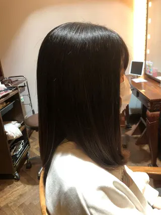 ミディアム stylist YUTOのヘアスタイル