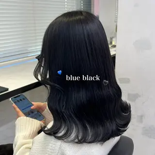 ロング カラー 韓国っぽ♡寒色/暗髪 🫧MOEKA🦋のヘアスタイル