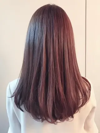 ロング カラー 田邉 真之助のヘアスタイル