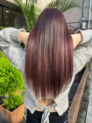 ロング カラー SHIAN 八王子👼鬼塚さやかのヘアスタイル