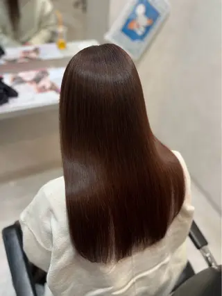 ロング カラー 西畑 凜香のヘアスタイル