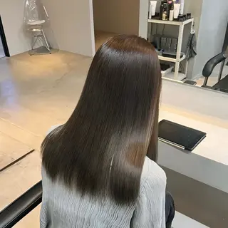 セミロング ☘️艶カラー➕ レイヤー maya☘のヘアスタイル