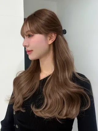 ロング カラー 艶髪/モテヘア🎀 MIHOのヘアスタイル
