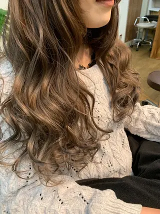 ロング カラー 清光 泰之のヘアスタイル