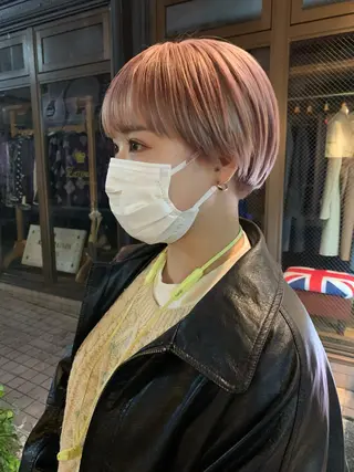 ショート カラー ブリーチカラーNo. 1🌈 RYOGAのヘアスタイル