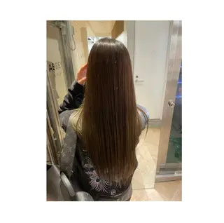 ロング パーマ 植田 侑磨のヘアスタイル