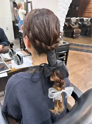 ロング ヘアアレンジ 🦄🩵YUNA 🩵🦄のヘアスタイル