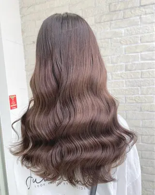 ミディアム 髪質改善縮毛矯正 指名No.1👑のヘアスタイル