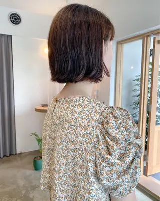 ショート カラー ヘアアレンジ Nancy所属・束感まつげ❤︎ あみのマツエク・マツパデザイン