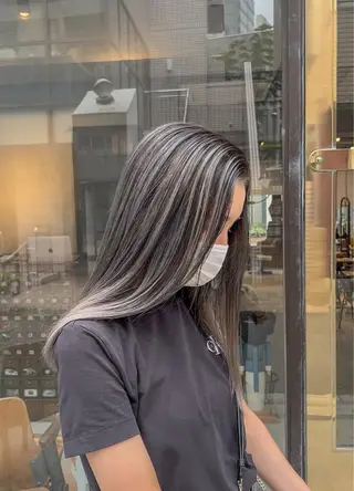 ロング カラー 海外デザイン🇺🇸 石渡諒太のヘアスタイル