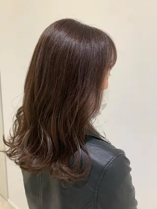 セミロング カラー 💎K-two名古屋 安田ちづる💎のヘアスタイル