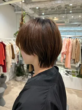 ショート ANY/須田 麻人/ハードパーマのヘアスタイル