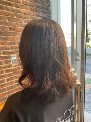 ミディアム パーマ Hair salon 6所属・照井 奈保子のヘアスタイル