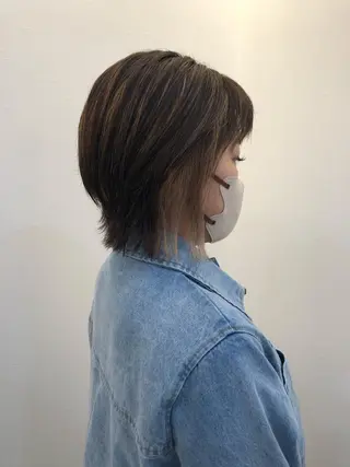 カラー Ruang所属・ツノガイ エリのヘアスタイル