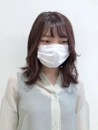 ミディアム KANAMI日暮里 韓国ヘア・メイクのヘアスタイル