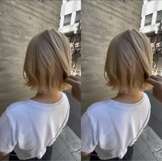 ショート カラー オージュアソムリエ DAIKI⭐️のヘアスタイル