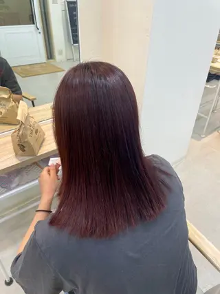 セミロング カラー メンズ キッズ Aoi /Lamp柏 /縮毛矯正🪐のヘアスタイル