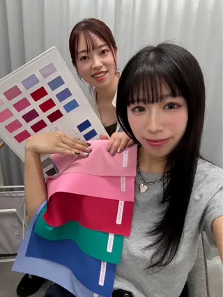 淡中 円花のヘアスタイル