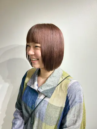 ショート 🩰ニシムラヒカリ 半個室salon♡*のヘアスタイル