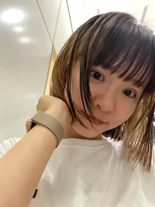 ミディアム MINX青山店所属・結莉/ボブ/ 縮毛矯正のヘアスタイル