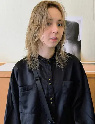 ミディアム カラー MIKU 岡山／倉敷／カットのヘアスタイル