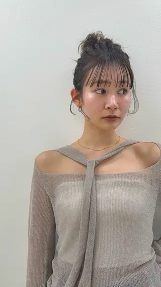 ヘアアレンジ 韓国/ヘアアレンジ/ 髪質改善/夏美のヘアスタイル