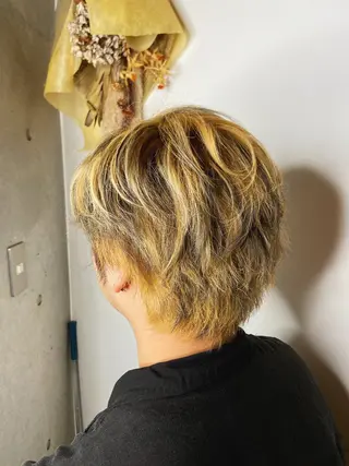 ショート カラー BROCANTE LUXBE 立川北口店所属・後藤 卓哉のヘアスタイル