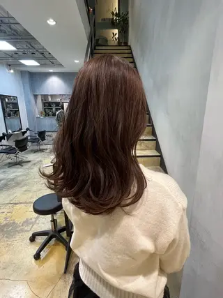 ロング カラー レイヤーカットモデル irohaのヘアスタイル