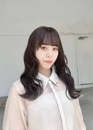 ロング カラー 村田梨乃/ minim hairのヘアスタイル