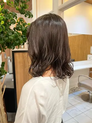 ミディアム カラー 門崎未依/レイヤー/ メンズカット🪿🌼のヘアスタイル