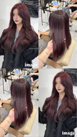 ロング カラー Ouka/Wカラー/ 大人艶カラーのヘアスタイル