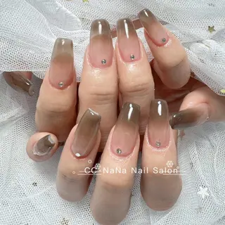 ネイル 💎CC・NaNa 韓国風ネイル🌙Cのネイルデザイン