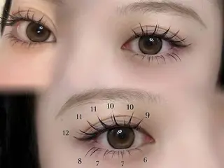 マツエク・マツパ 蒲田NEVA nai l&eyelashのマツエク・マツパデザイン