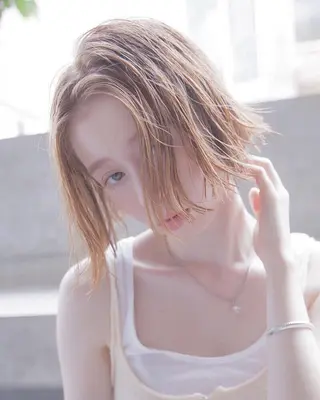 ミディアム カラー hao所属・西山 頌太のヘアスタイル